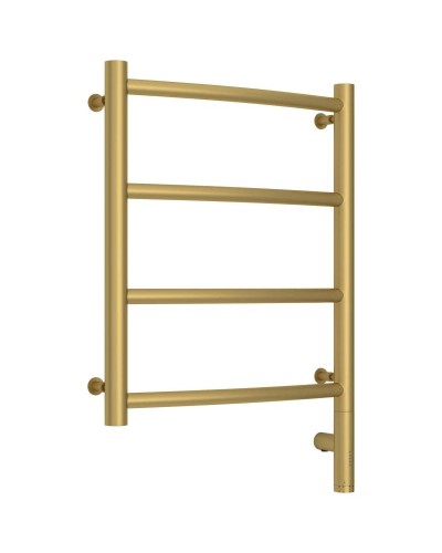 Полотенцесушитель электрический 500х500 золотой матовый МЭМ правый Сунержа Галант 3.0 032-5801-5050