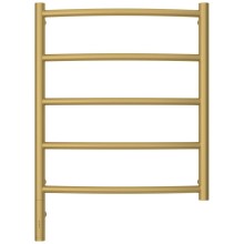 Полотенцесушитель электрический 600х500 золотой матовый МЭМ левый Сунержа Галант 3.0 032-5800-6050