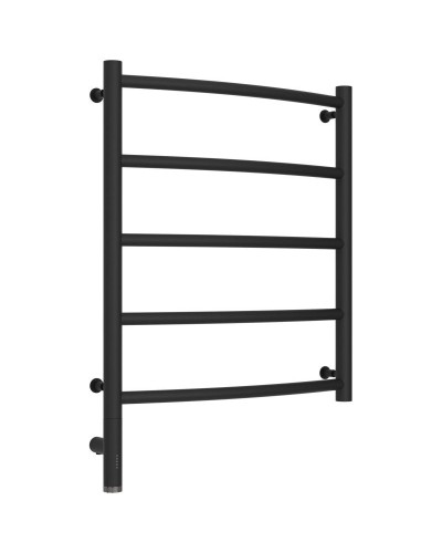 Полотенцесушитель электрический 600х500 темный титан муар МЭМ левый Сунержа Галант 3.0 15-5800-6050