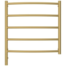 Полотенцесушитель электрический 600х600 золотой матовый МЭМ левый Сунержа Галант 3.0 032-5800-6060