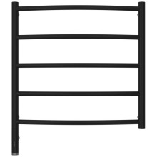 Полотенцесушитель электрический 600х600 черный матовый МЭМ левый Сунержа Галант 3.0 31-5800-6060