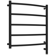 Полотенцесушитель электрический 600х600 черный матовый МЭМ правый Сунержа Галант 3.0 31-5801-6060