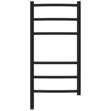 Полотенцесушитель электрический 800х400 черный матовый МЭМ левый Сунержа Галант 3.0 31-5800-8040