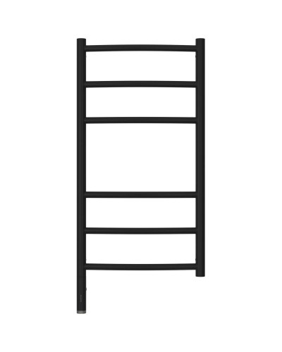 Полотенцесушитель электрический 800х400 черный матовый МЭМ левый Сунержа Галант 3.0 31-5800-8040