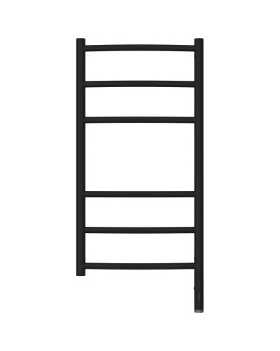 Полотенцесушитель электрический 800х400 черный матовый МЭМ правый Сунержа Галант 3.0 31-5801-8040