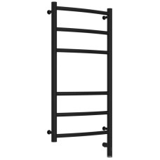 Полотенцесушитель электрический 800х400 черный матовый МЭМ правый Сунержа Галант 3.0 31-5801-8040