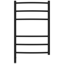 Полотенцесушитель электрический 800х500 черный матовый МЭМ левый Сунержа Галант 3.0 31-5800-8050