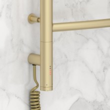 Полотенцесушитель электрический 800х500 шампань матовая МЭМ левый Сунержа Галант 3.0 022-5800-8050