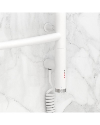 Полотенцесушитель электрический 800х500 белый матовый МЭМ правый Сунержа Галант 3.0 30-5801-8050