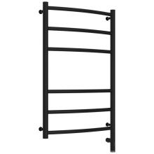 Полотенцесушитель электрический 800х500 черный матовый МЭМ правый Сунержа Галант 3.0 31-5801-8050