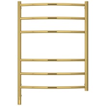 Полотенцесушитель электрический 800х600 золотой МЭМ левый Сунержа Галант 3.0 03-5800-8060