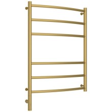 Полотенцесушитель электрический 800х600 золотой матовый МЭМ левый Сунержа Галант 3.0 032-5800-8060