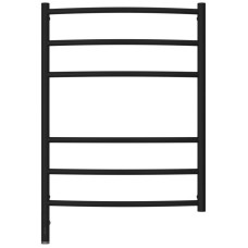 Полотенцесушитель электрический 800х600 черный матовый МЭМ левый Сунержа Галант 3.0 31-5800-8060