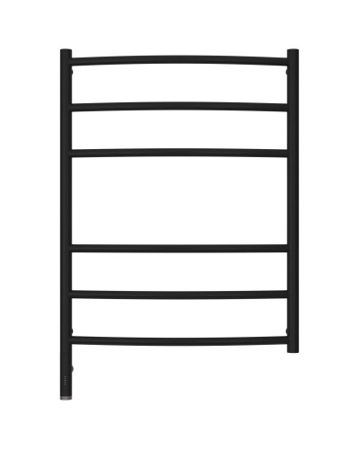 Полотенцесушитель электрический 800х600 черный матовый МЭМ левый Сунержа Галант 3.0 31-5800-8060