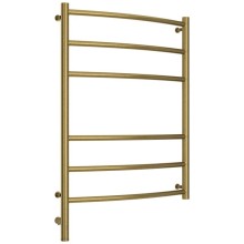 Полотенцесушитель электрический 800х600 состаренная латунь МЭМ левый Сунержа Галант 3.0 051-5800-8060