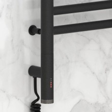 Полотенцесушитель электрический 1200х400 темный титан муар МЭМ левый Сунержа Элегия 3.0 15-5818-1240