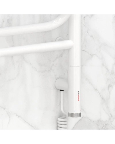 Полотенцесушитель электрический 1200х500 белый глянец МЭМ правый Сунержа Элегия 3.0 12-5819-1250