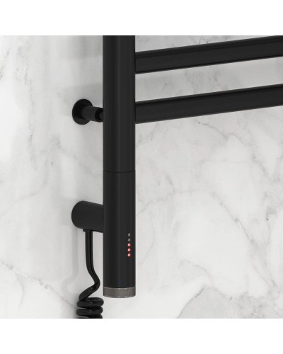 Полотенцесушитель электрический 1200х600 черный матовый МЭМ левый Сунержа Элегия 3.0 31-5818-1260