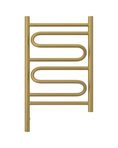 Полотенцесушитель электрический 600х400 золотой матовый МЭМ левый Сунержа Элегия 3.0 032-5818-6040