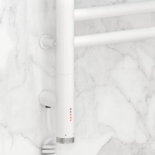 Полотенцесушитель электрический 600х400 белый матовый МЭМ левый Сунержа Элегия 3.0 30-5818-6040