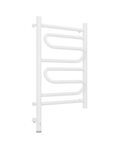 Полотенцесушитель электрический 600х400 белый матовый МЭМ левый Сунержа Элегия 3.0 30-5818-6040