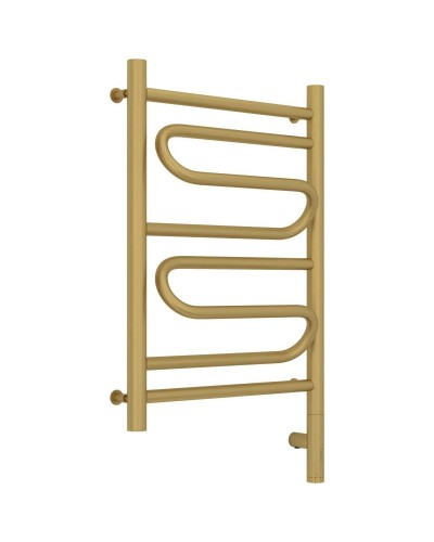Полотенцесушитель электрический 600х400 золотой матовый МЭМ правый Сунержа Элегия 3.0 032-5819-6040