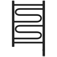 Полотенцесушитель электрический 600х400 черный матовый МЭМ правый Сунержа Элегия 3.0 31-5819-6040