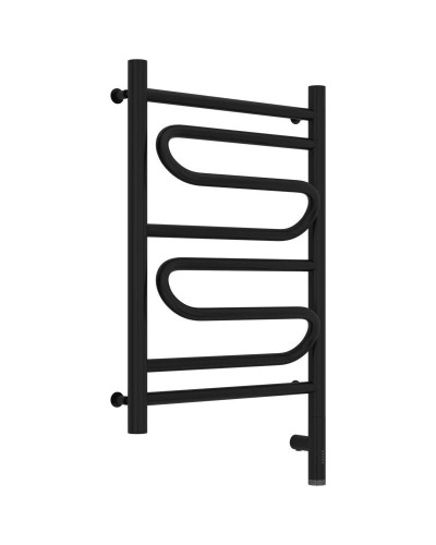 Полотенцесушитель электрический 600х400 черный матовый МЭМ правый Сунержа Элегия 3.0 31-5819-6040
