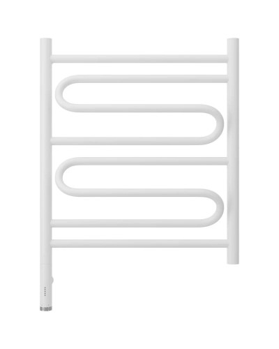 Полотенцесушитель электрический 600х500 белый матовый МЭМ левый Сунержа Элегия 3.0 30-5818-6050