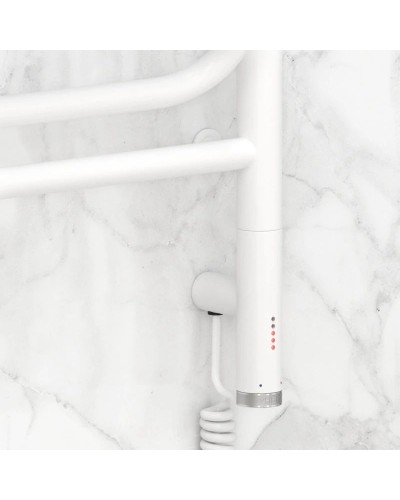 Полотенцесушитель электрический 600х500 белый матовый МЭМ правый Сунержа Элегия 3.0 30-5819-6050