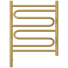 Полотенцесушитель электрический 600х600 золотой МЭМ левый Сунержа Элегия 3.0 03-5818-6060
