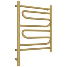 Полотенцесушитель электрический 600х600 золотой матовый МЭМ левый Сунержа Элегия 3.0 032-5818-6060