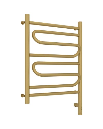 Полотенцесушитель электрический 600х600 золотой матовый МЭМ правый Сунержа Элегия 3.0 032-5819-6060