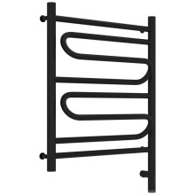 Полотенцесушитель электрический 600х600 черный матовый МЭМ правый Сунержа Элегия 3.0 31-5819-6060