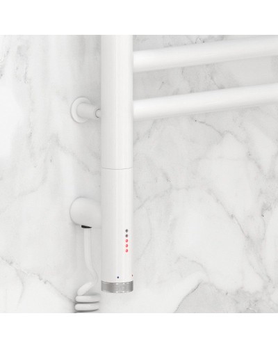 Полотенцесушитель электрический 800х400 белый глянец МЭМ левый Сунержа Элегия 3.0 12-5818-8040