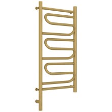 Полотенцесушитель электрический 800х400 золотой матовый МЭМ левый Сунержа Элегия 3.0 032-5818-8040