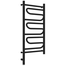 Полотенцесушитель электрический 800х400 черный матовый МЭМ левый Сунержа Элегия 3.0 31-5818-8040