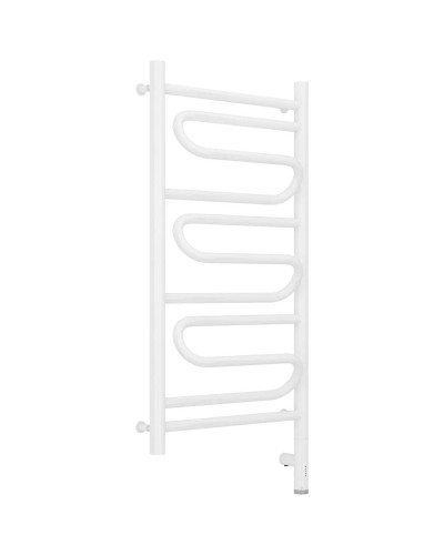 Полотенцесушитель электрический 800х400 белый глянец МЭМ правый Сунержа Элегия 3.0 12-5819-8040