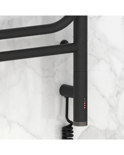 Полотенцесушитель электрический 800х400 темный титан муар МЭМ правый Сунержа Элегия 3.0 15-5819-8040