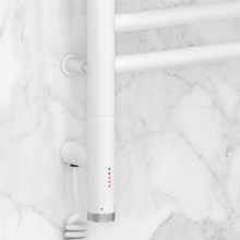 Полотенцесушитель электрический 800х500 белый глянец МЭМ левый Сунержа Элегия 3.0 12-5818-8050