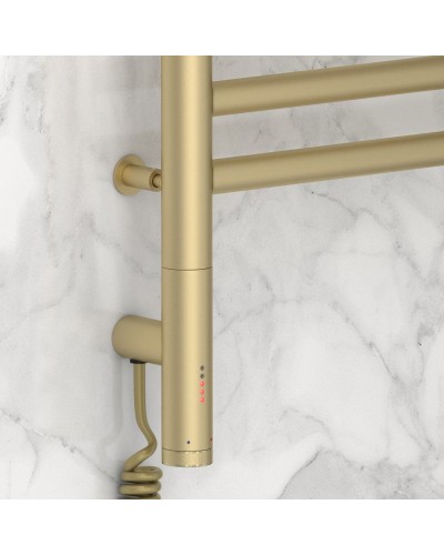 Полотенцесушитель электрический 800х500 шампань матовая МЭМ левый Сунержа Элегия 3.0 022-5818-8050