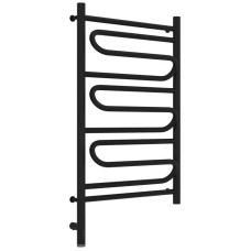 Полотенцесушитель электрический 800х500 черный матовый МЭМ левый Сунержа Элегия 3.0 31-5818-8050