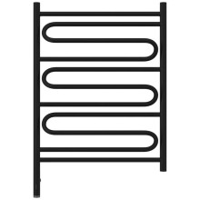 Полотенцесушитель электрический 800х600 черный матовый МЭМ левый Сунержа Элегия 3.0 31-5818-8060