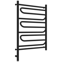 Полотенцесушитель электрический 800х600 черный матовый МЭМ левый Сунержа Элегия 3.0 31-5818-8060