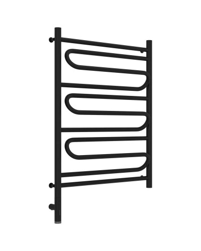 Полотенцесушитель электрический 800х600 черный матовый МЭМ левый Сунержа Элегия 3.0 31-5818-8060