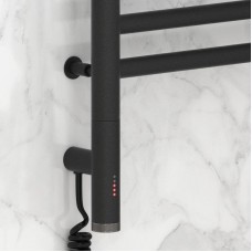 Полотенцесушитель электрический 800х600 темный титан муар МЭМ левый Сунержа Элегия 3.0 15-5818-8060