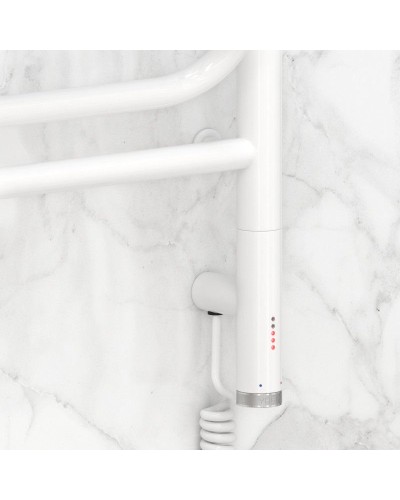 Полотенцесушитель электрический 800х600 белый глянец МЭМ правый Сунержа Элегия 3.0 12-5819-8060