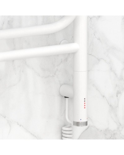 Полотенцесушитель электрический 800х600 белый матовый МЭМ правый Сунержа Элегия 3.0 30-5819-8060