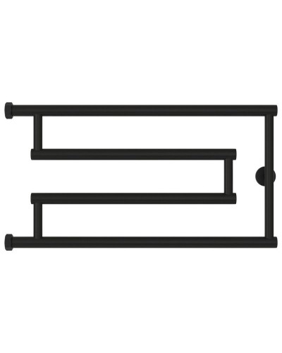 Полотенцесушитель водяной 320x650 черный матовый Сунержа High-Tech model "G" 31-0051-3265