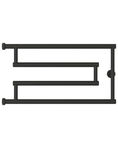 Полотенцесушитель водяной 320x650 темный титан муар Сунержа High-Tech model "G" 15-0051-3265